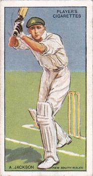 1930 Player's Cricketers #27 Archie Jackson Front