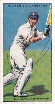 1930 Player's Cricketers #31 Maurice Leyland Front