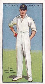 1930 Player's Cricketers #33 Tommy Mitchell Front
