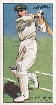 1930 Player's Cricketers #36 Bill Ponsford Front
