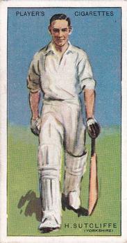 1930 Player's Cricketers #40 Herbert Sutcliffe Front