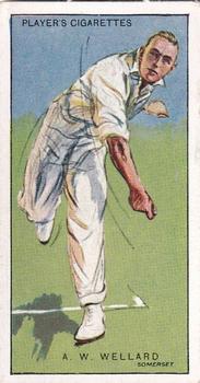 1930 Player's Cricketers #45 Arthur Wellard Front