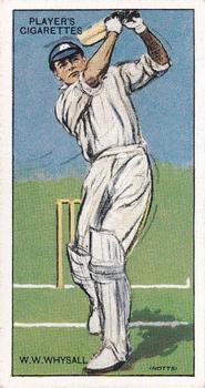 1930 Player's Cricketers #47 William Whysall Front