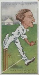 1926 Player's Cricketers (Caricatures by RIP) #4 Freddie Calthorpe Front
