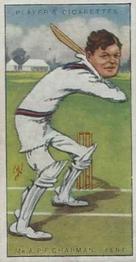 1926 Player's Cricketers (Caricatures by RIP) #6 Percy Chapman Front