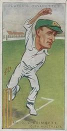 1926 Player's Cricketers (Caricatures by RIP) #12 Clarrie Grimmett Front