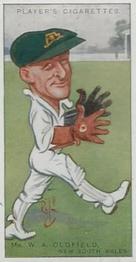 1926 Player's Cricketers (Caricatures by RIP) #31 Bert Oldfield Front