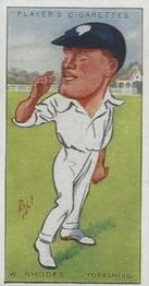 1926 Player's Cricketers (Caricatures by RIP) #35 Wilfred Rhodes Front
