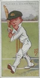 1926 Player's Cricketers (Caricatures by RIP) #45 Johnny Taylor Front
