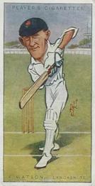 1926 Player's Cricketers (Caricatures by RIP) #49 Frank Watson Front