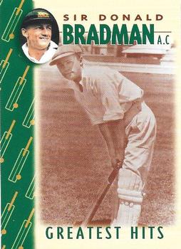 1997 Weet-Bix Sir Donald Bradman Greatest Hits #4 Sir Donald Bradman Front