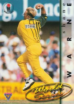 1995-96 Futera Cricket #8 Shane Warne Front