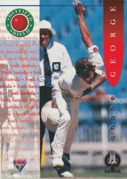 1995-96 Futera Cricket #31 Shane George Front