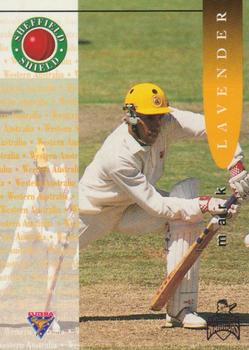 1995-96 Futera Cricket #36 Mark Lavender Front