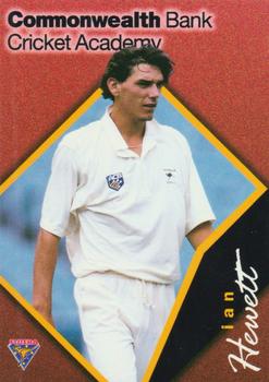 1995-96 Futera Cricket #54 Ian Hewett Front