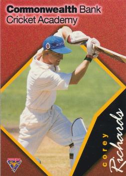 1995-96 Futera Cricket #56 Corey Richards Front