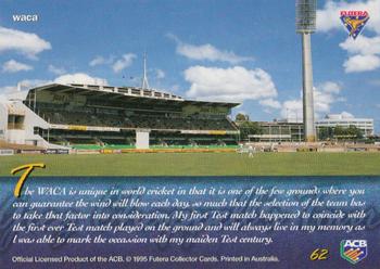 1995-96 Futera Cricket #62 WACA Back