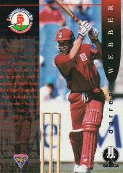 1995-96 Futera Cricket #70 Darren Webber Front