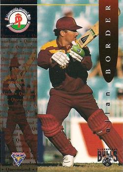 1995-96 Futera Cricket #77 Allan Border Front