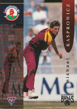 1995-96 Futera Cricket #82 Michael Kasprowicz Front