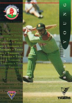 1995-96 Futera Cricket #94 Shaun Young Front