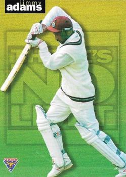 1995-96 Futera Cricket - There's No Limit #TNL2 Jimmy Adams Front