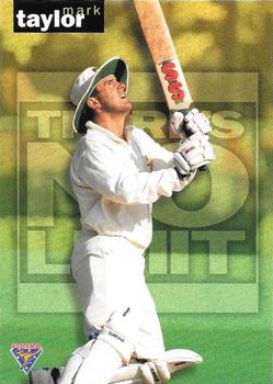 1995-96 Futera Cricket - There's No Limit #TNL7 Mark Taylor Front