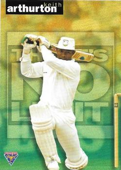1995-96 Futera Cricket - There's No Limit #TNL9 Keith Arthurton Front