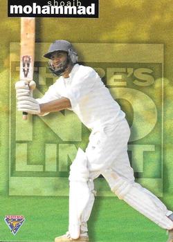 1995-96 Futera Cricket - There's No Limit #TNL16 Shoaib Mohammad Front