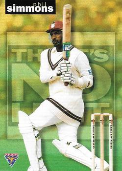 1995-96 Futera Cricket - There's No Limit #TNL24 Phil Simmons Front