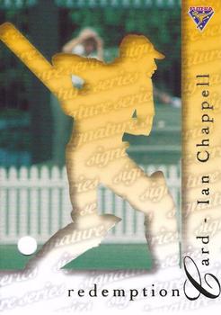 1995-96 Futera Cricket - Signature Series #IC1 Ian Chappell Front