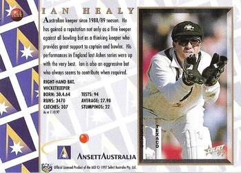 1997 Select Ansett Australia Test Series #AA4 Ian Healy Back