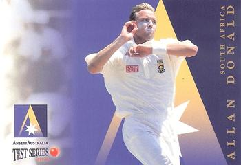 1997 Select Ansett Australia Test Series #AA7 Allan Donald Front