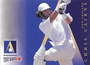 1997 Select Ansett Australia Test Series #AA10 Chris Cairns Front