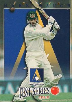 1996-97 Futera Ansett Australia Test Series #AA1 Mark Waugh Front