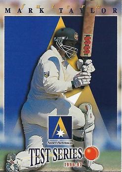 1996-97 Futera Ansett Australia Test Series #AA6 Mark Taylor Front