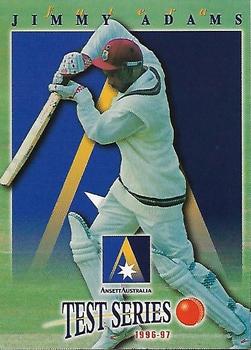 1996-97 Futera Ansett Australia Test Series #AA9 Jimmy Adams Front