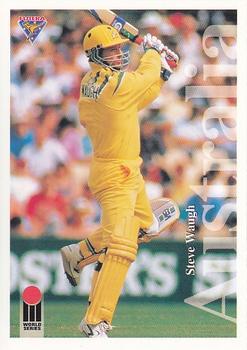 1994-95 Futera Cricket #18 Steve Waugh Front