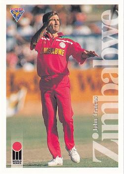 1994-95 Futera Cricket #21 John Traicos Front