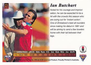 1994-95 Futera Cricket #23 Iain Butchart Back