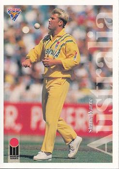 1994-95 Futera Cricket #28 Shane Warne Front