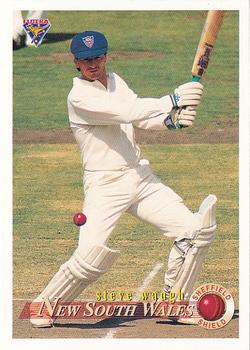 1994-95 Futera Cricket #40 Steve Waugh Front
