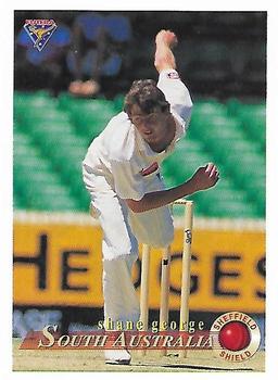 1994-95 Futera Cricket #61 Shane George Front