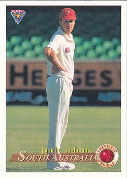 1994-95 Futera Cricket #62 Jamie Siddons Front