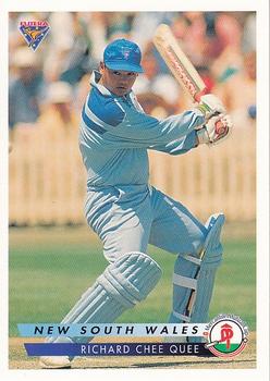1994-95 Futera Cricket #79 Richard Chee Quee Front