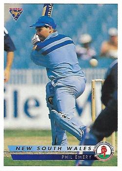 1994-95 Futera Cricket #80 Phil Emery Front