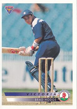 1994-95 Futera Cricket #83 Brad Hodge Front