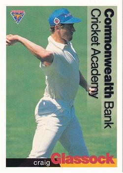 1994-95 Futera Cricket #105 Craig Glassock Front
