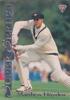 1994-95 Futera Cricket - Super Series #SS 3 Matthew Hayden Front
