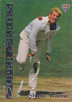 1994-95 Futera Cricket - Super Series #SS 12 Shane Warne Front